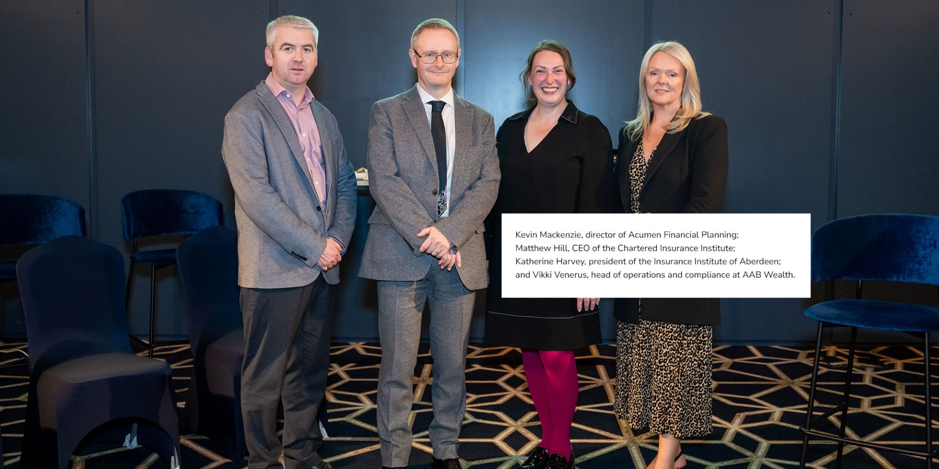 The Acumen team top achievers at CII Celebrating Excellence Event in Aberdeen