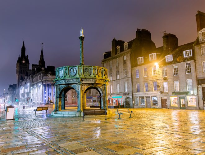 The Mercat Cross in Aberdeen