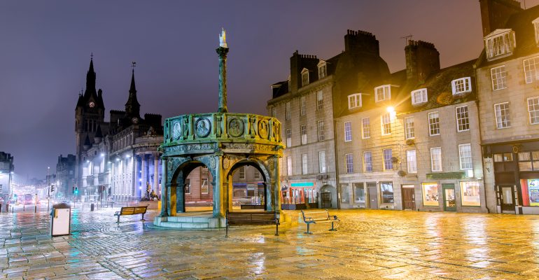 The Mercat Cross in Aberdeen